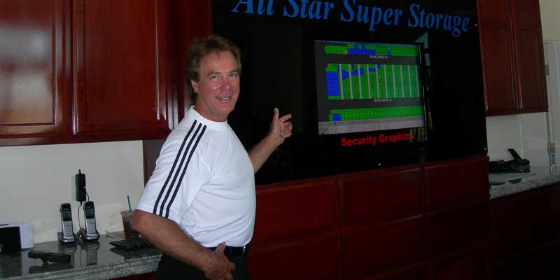 All Star Super Storage provides High-Tech Security with Individual Unit Alarms and Computerized Keypad Access!